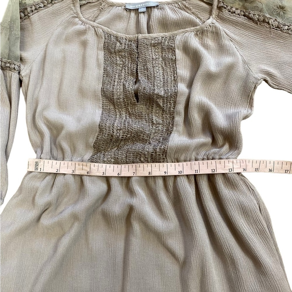 Whimsical Boho Women’s Dress Purple Snow M Purple and Lace Detail - Picture 7 of 9